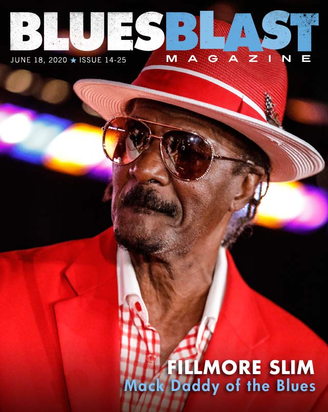 Fillmore Slim Cover on Blues Blast Magazine June 2020